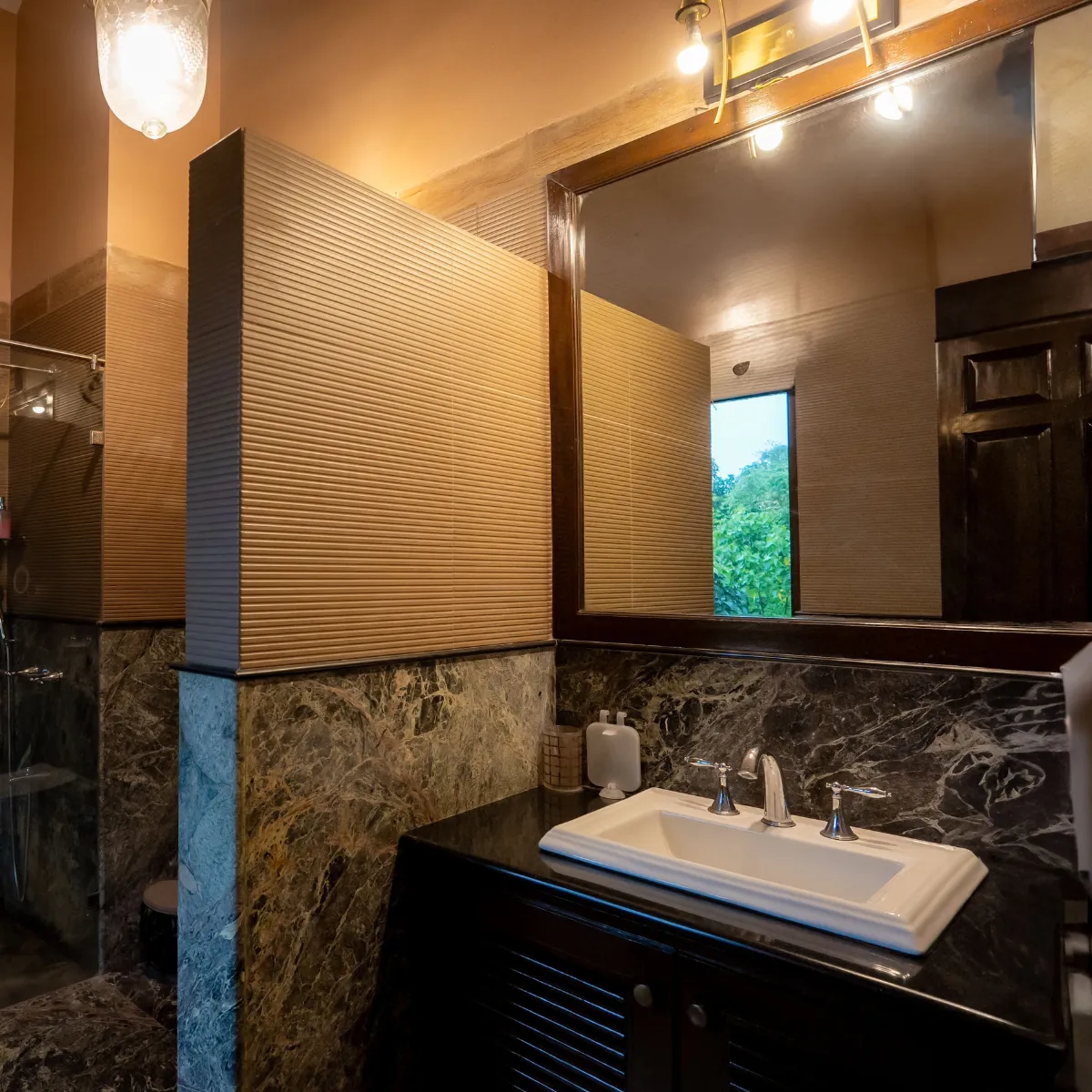 Attached Washroom at First Floor Bedroom - Muskan Villa, Goa