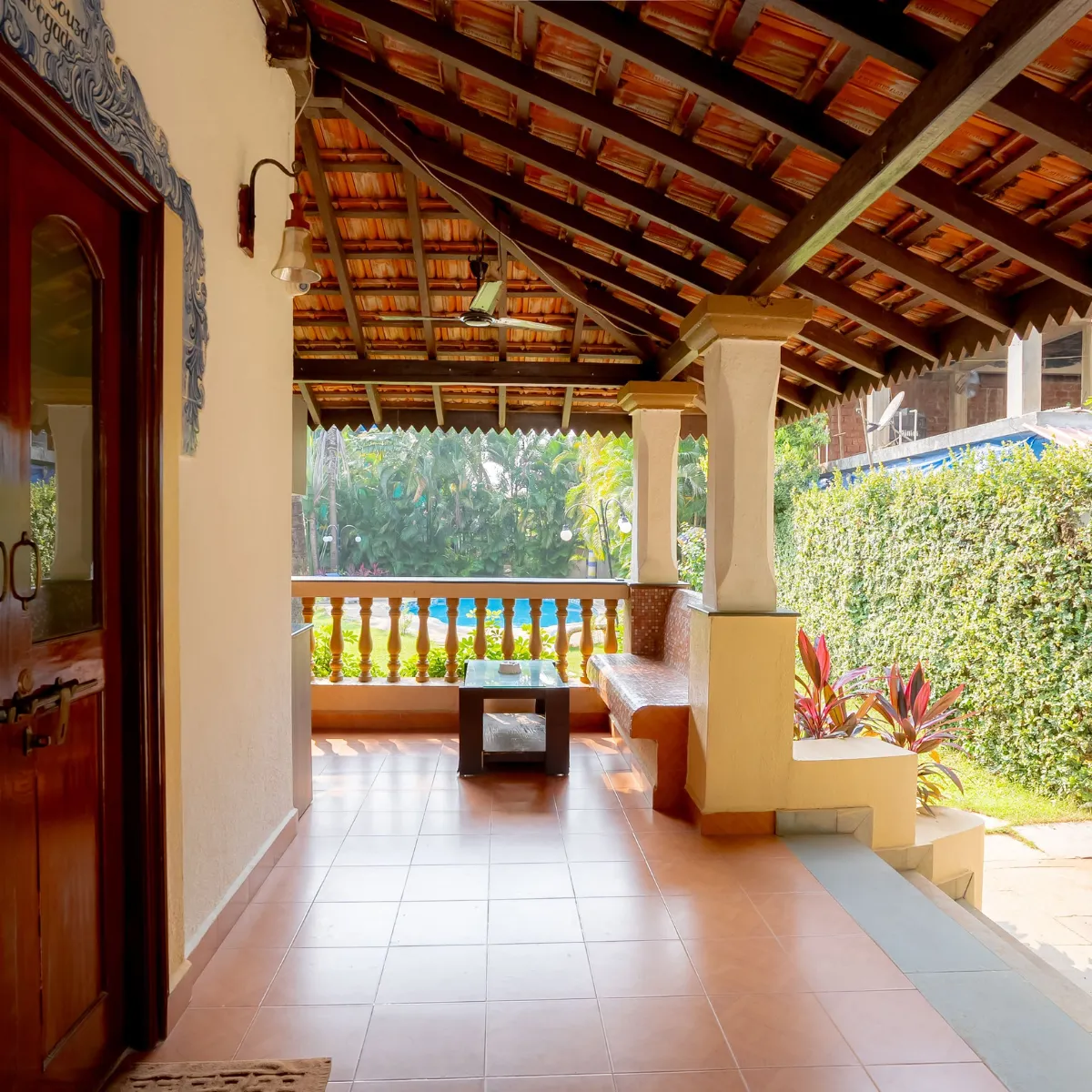 Corridor 2 at The Heritage Beach Villa, Goa
