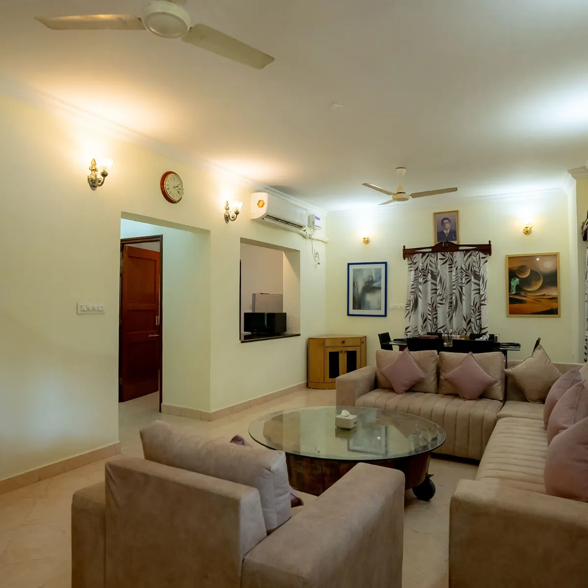 Hall Area View 3- The Heritage Villa, Goa