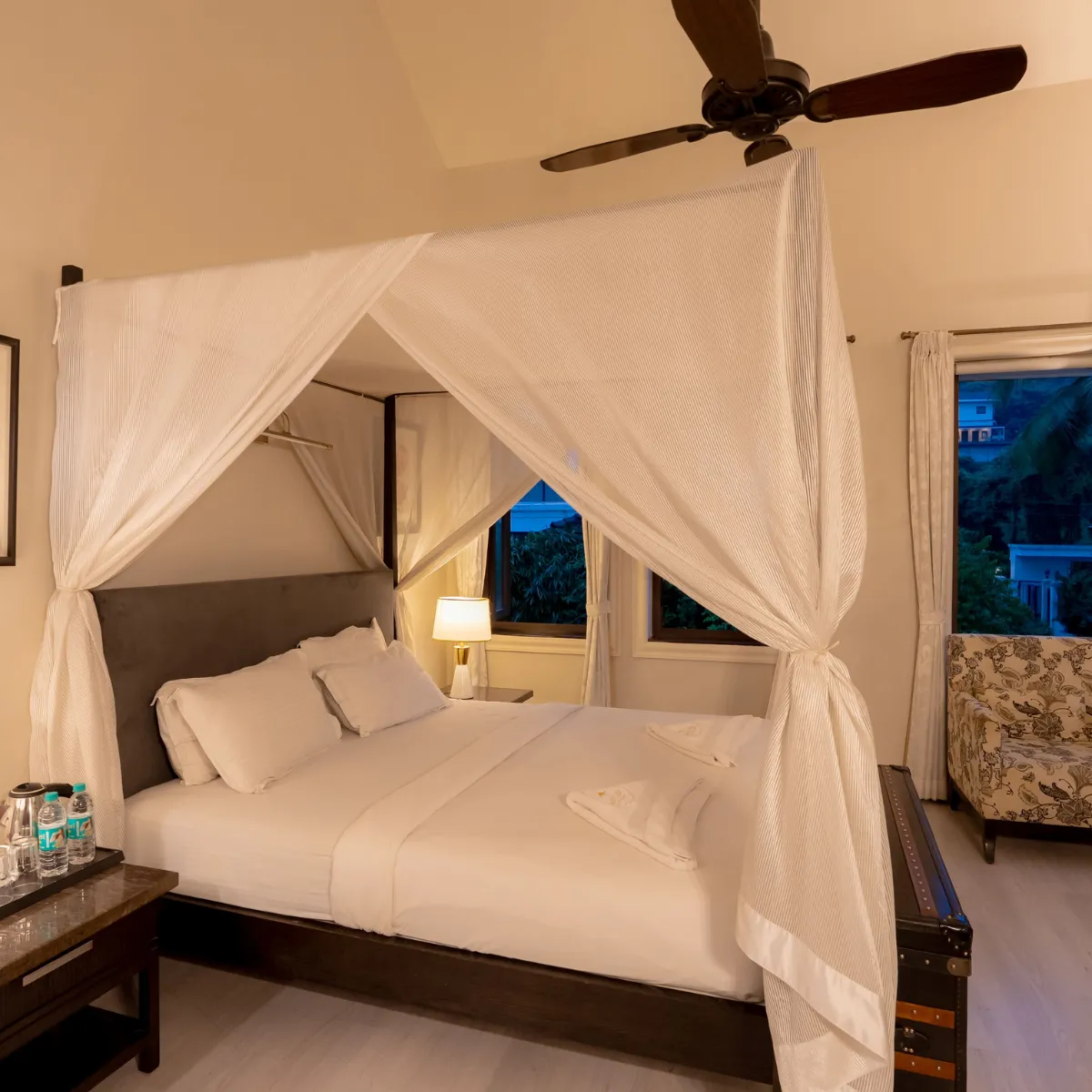 King Size Bed 3 at First Floor Bedroom - Muskan Villa, Goa