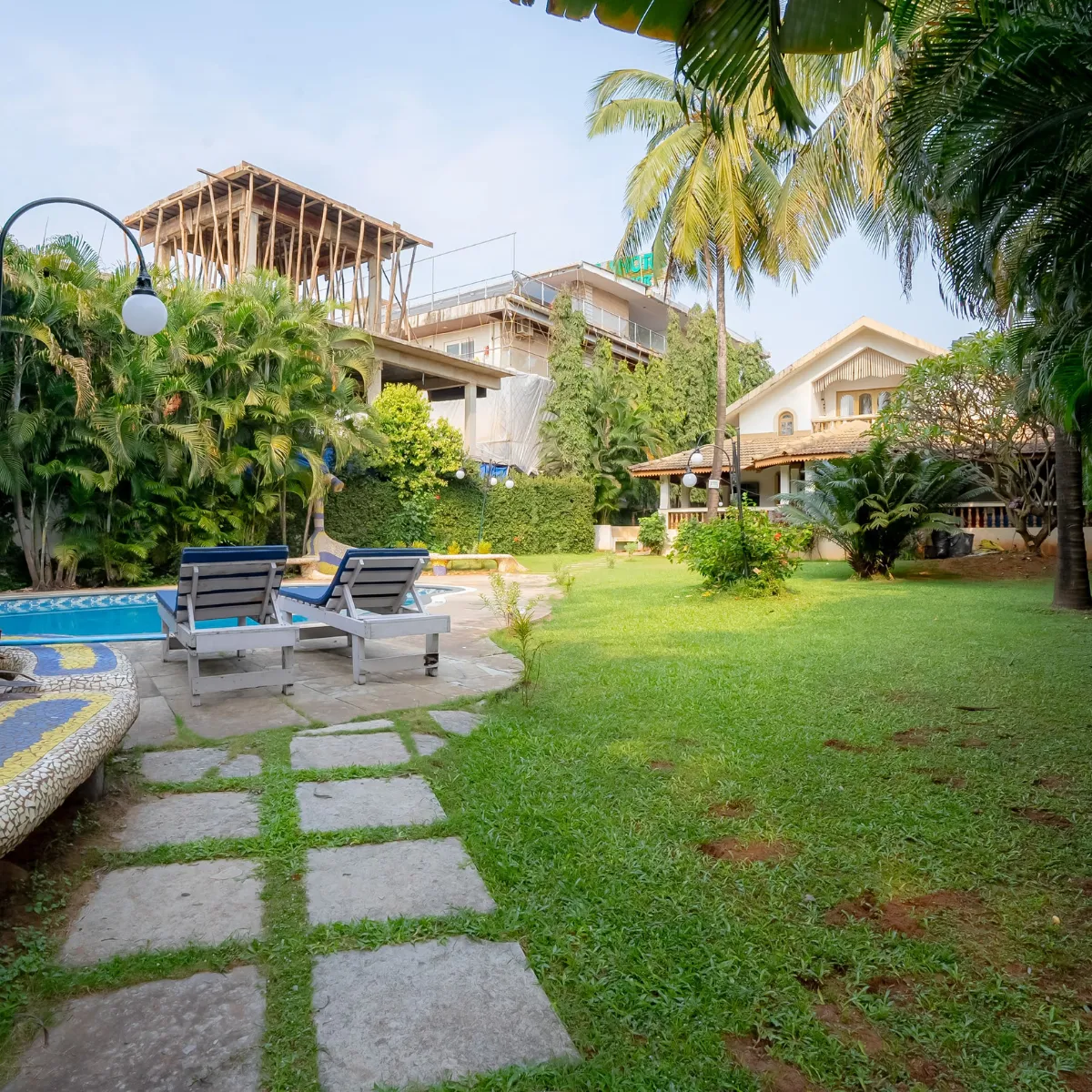 Lawn Area 3 - The Heritage Villa, Goa
