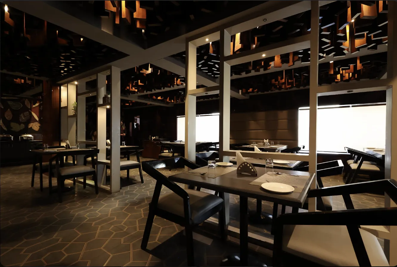 Inside Kalpavriksha restaurant