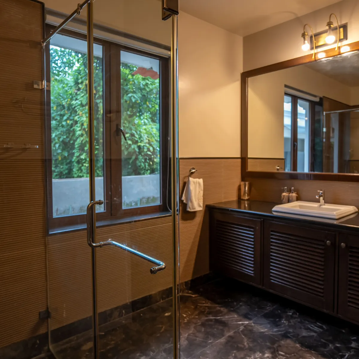 Washroom at Ground Floor Bedroom - Muskan Villa, Goa